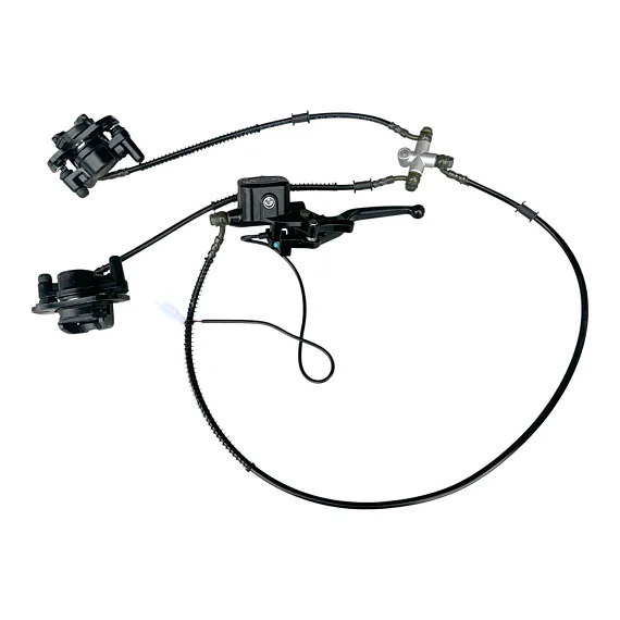Zadní hydraulická brzda pro větší elektrické čtyřkolky