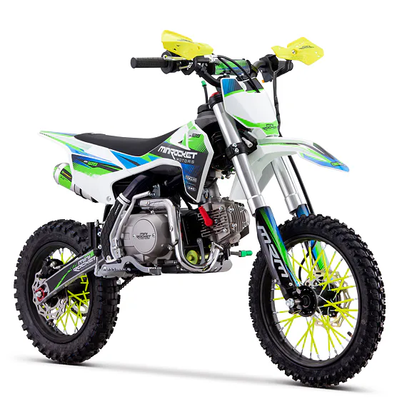 Pitbike MiniRocket DK125 Poloautomat, modrý