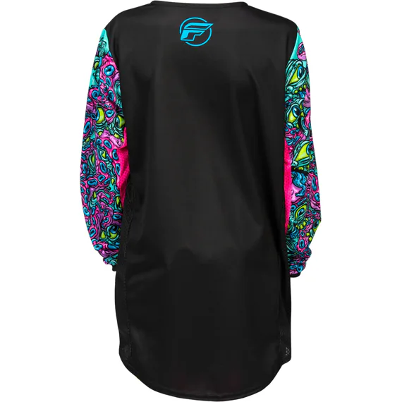 Dětský dres FLY RACING KINETIC MUTANT (černá/multi color)
