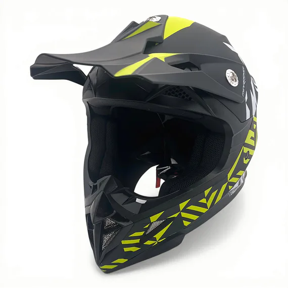 Dětská cross helma MiniRocket DIRT, Yellow Fluo