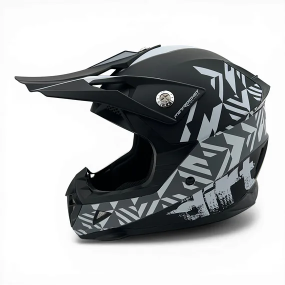 Dětská cross helma MiniRocket DIRT, Grey