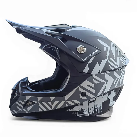 Dětská cross helma MiniRocket DIRT, Grey