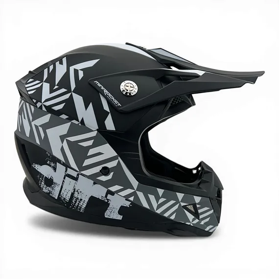 Dětská cross helma MiniRocket DIRT, Grey