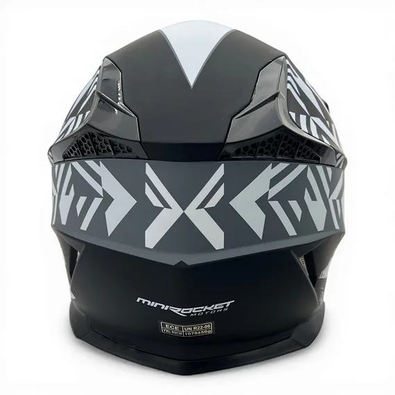 Dětská cross helma MiniRocket DIRT, Grey