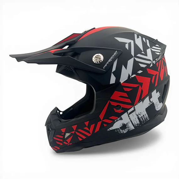 Dětská cross helma MiniRocket DIRT, Red