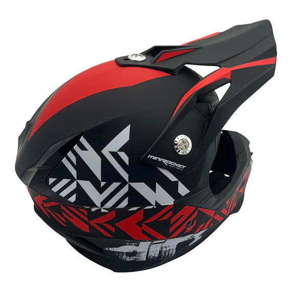 Dětská cross helma MiniRocket DIRT, Red