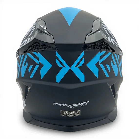 Dětská cross helma MiniRocket DIRT, Blue