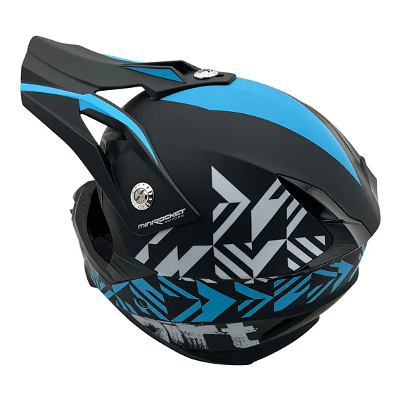 Dětská cross helma MiniRocket DIRT, Blue