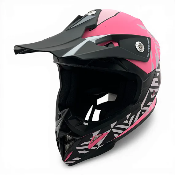 Dětská cross helma MiniRocket DIRT, Pink