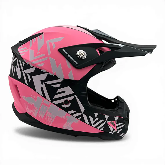 Dětská cross helma MiniRocket DIRT, Pink