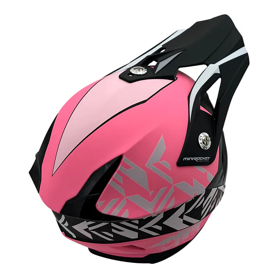 Dětská cross helma MiniRocket DIRT, Pink