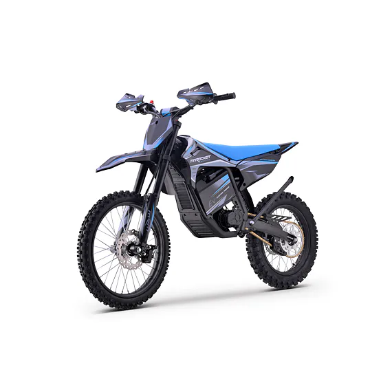 Elektrický pitbike MRM eBeast 8000W 19"/16" modrý