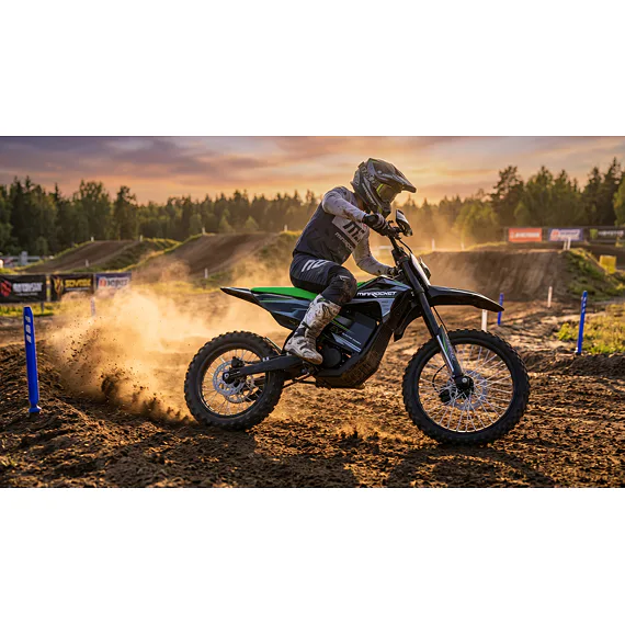 Elektrický pitbike MRM eBeast 8000W 19"/16" zelený