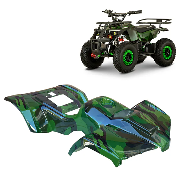 Kapotáž pro čtyřkolku MiniHunter, green camo