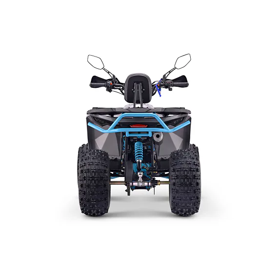 Čtyřkolka MiniRocket Troodon 3+1 Deluxe šedo-modrá