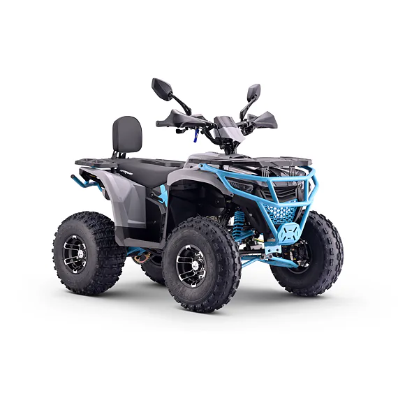 Čtyřkolka MiniRocket Troodon 3+1 Deluxe šedo-modrá