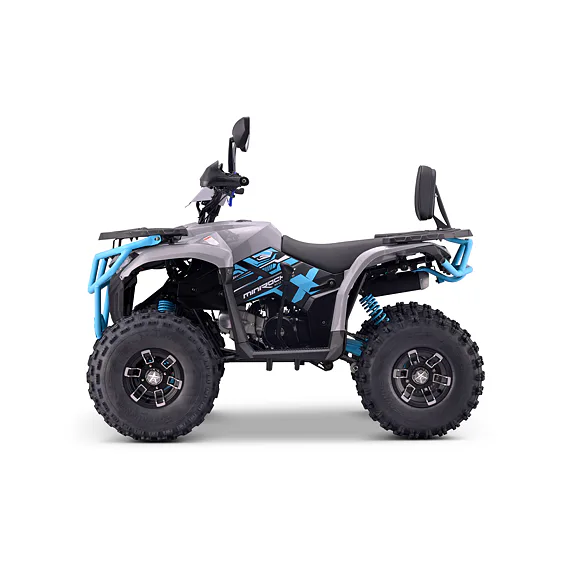 Čtyřkolka MiniRocket Troodon 3+1 Deluxe šedo-zelená