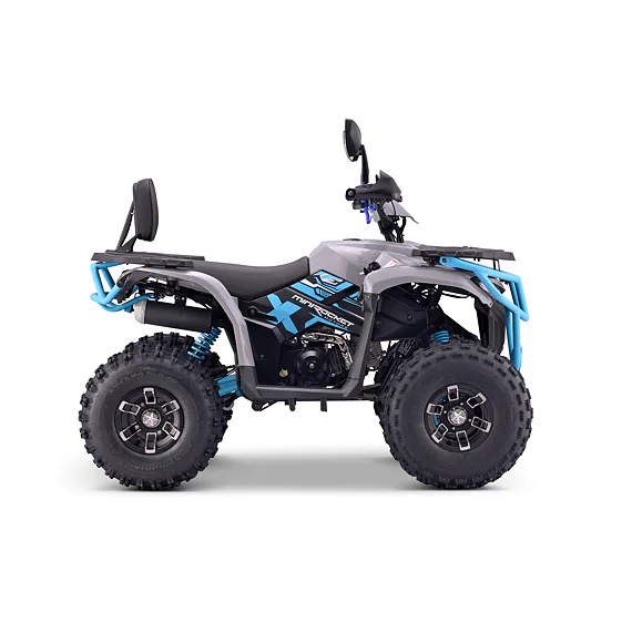 Čtyřkolka MiniRocket Troodon 3+1 Deluxe šedo-zelená