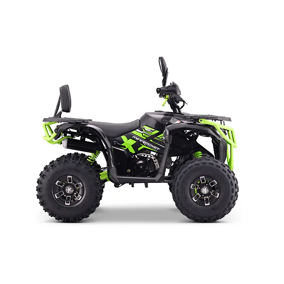 Čtyřkolka MiniRocket Troodon 3+1 Deluxe černo-zelená