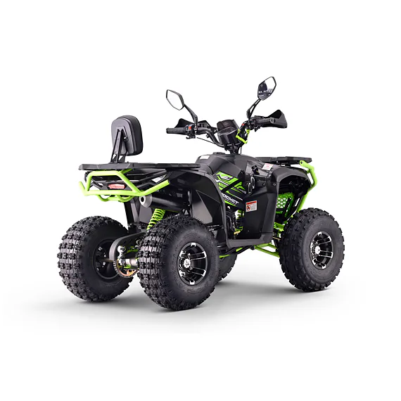 Čtyřkolka MiniRocket Troodon 3+1 Deluxe černo-zelená