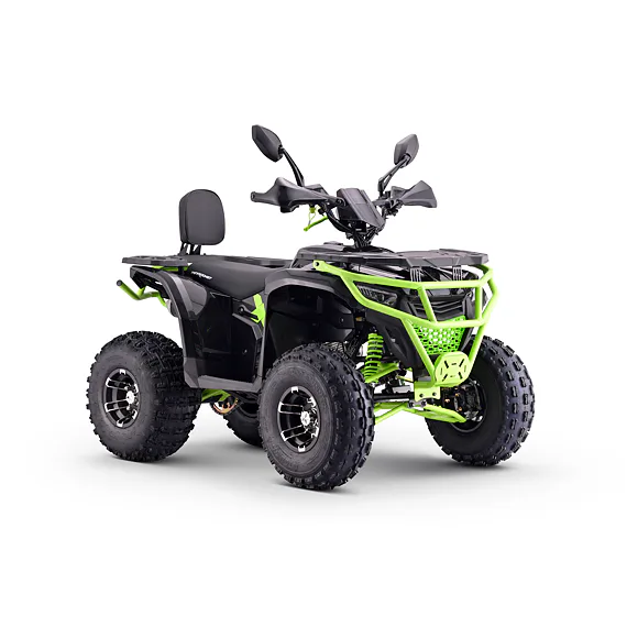 Čtyřkolka MiniRocket Troodon 3+1 Deluxe černo-zelená