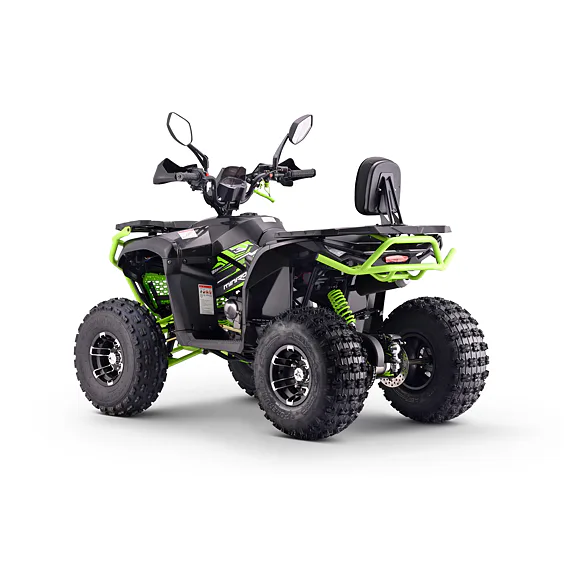 Čtyřkolka MiniRocket Troodon 3+1 Deluxe černo-zelená