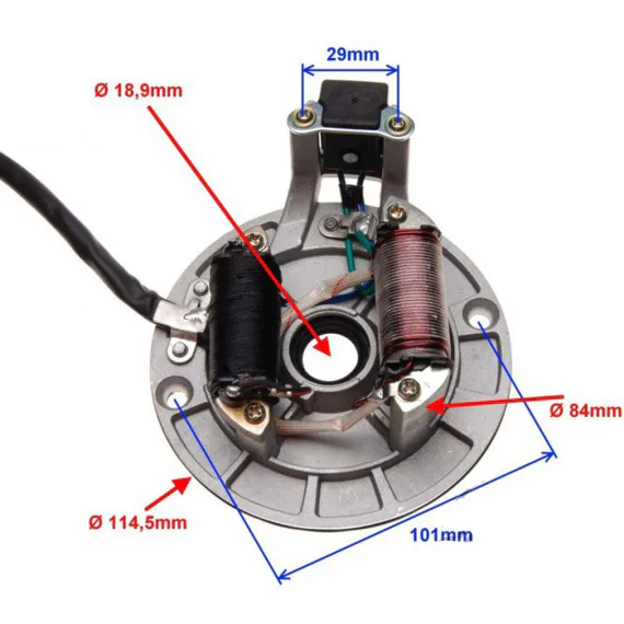 Stator zapalování, typ 02
