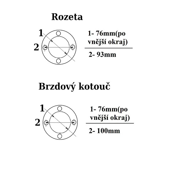 Ráfek 14" Zadní, T02