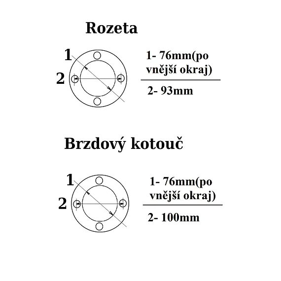 Kompletní přední kolo 70/100-17"