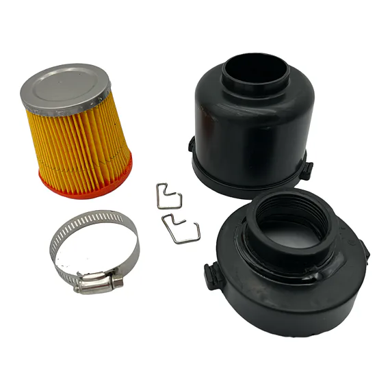 Vzduchový filtr v plastovém boxu 38mm, rovný