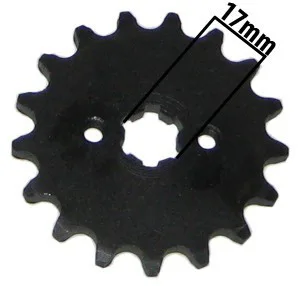 Primární ozubené kolečko, typ02 (420H,12z,17mm)
