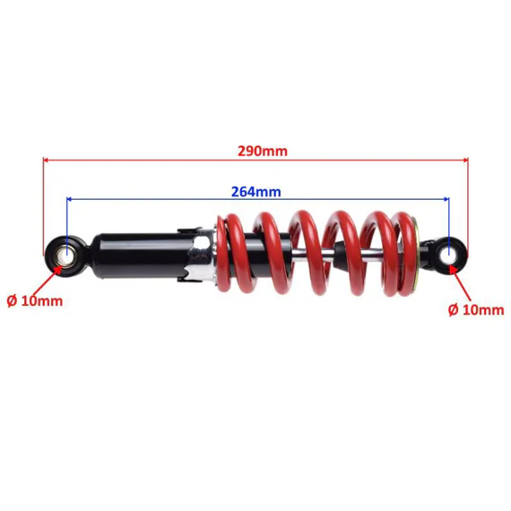 Zadní centrální tlumič 265mm pro pitbike