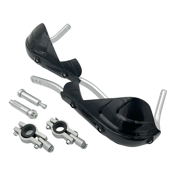 Pitbike blastry, chrániče rukou plast, hliník, černé