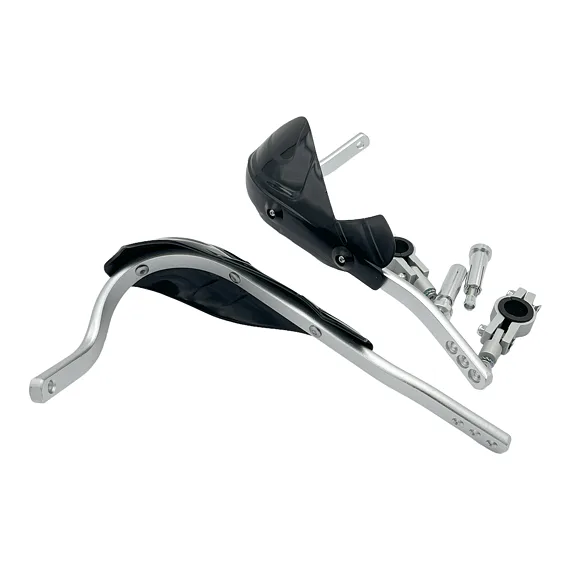Pitbike blastry, chrániče rukou plast, hliník, černé