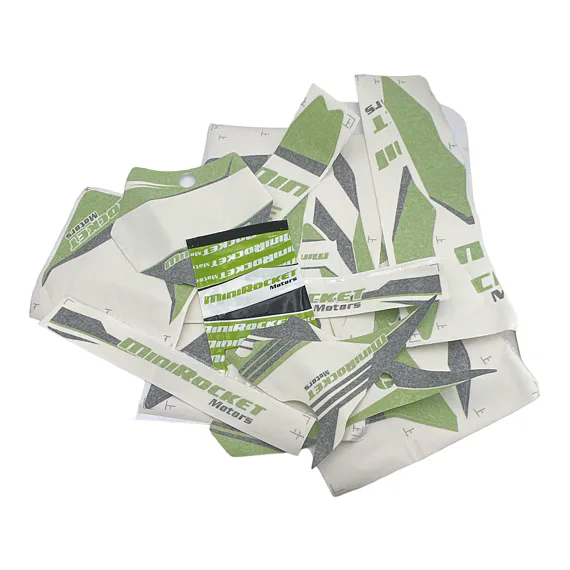 Sada polepů Hurricane, zelená