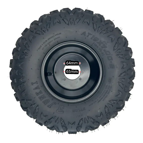 Kompletní přední kolo 8", 19x7.00-8, A-Shape 4 díry