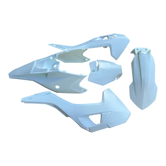 Sada plastů pro pitbike řady DK, bílá