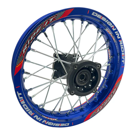 Zadní ráfek pitbike 12 palců RIDEIT modrá