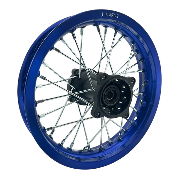 Zadní ráfek pitbike 12 palců ALLOY modrá