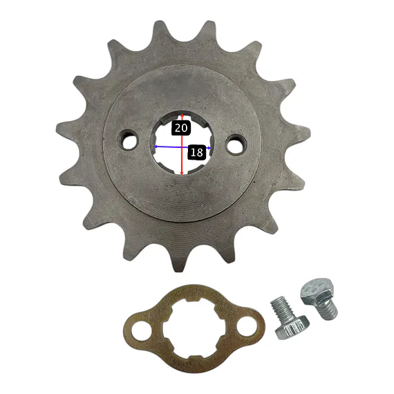 Řetězové kolečko 11 zubů, střed 20mm, pro řetěz 530