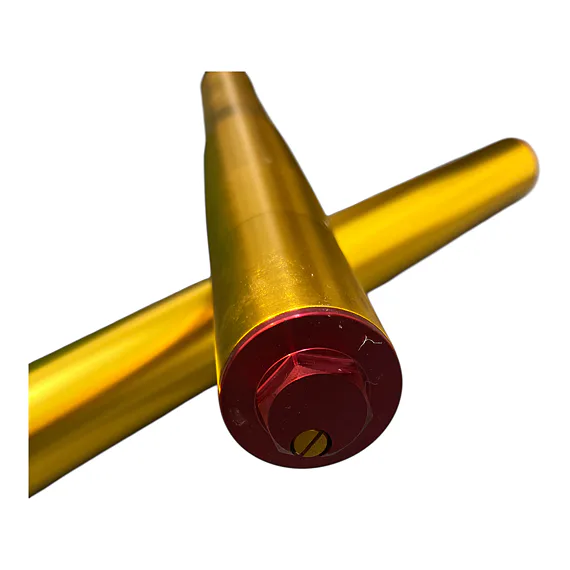 Přední tlumiče, vidlice pitbike 735mm, 45/48mm zlatá