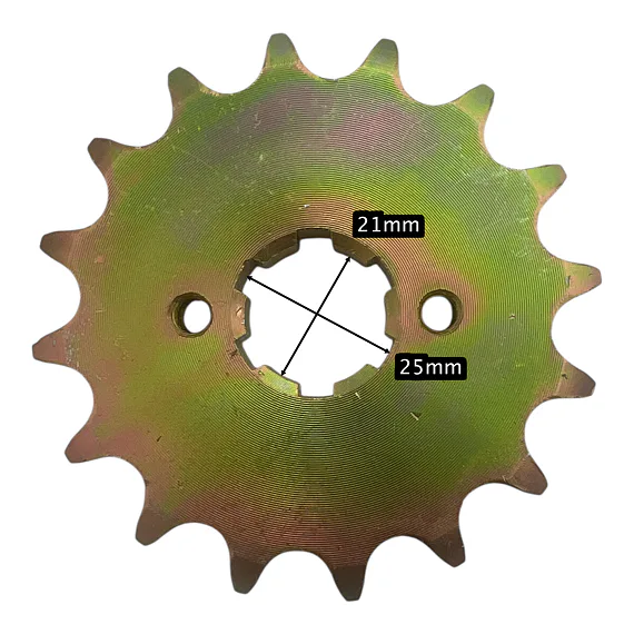 Řetězové kolečko 16 zubů 21/25 pro řetěz 530